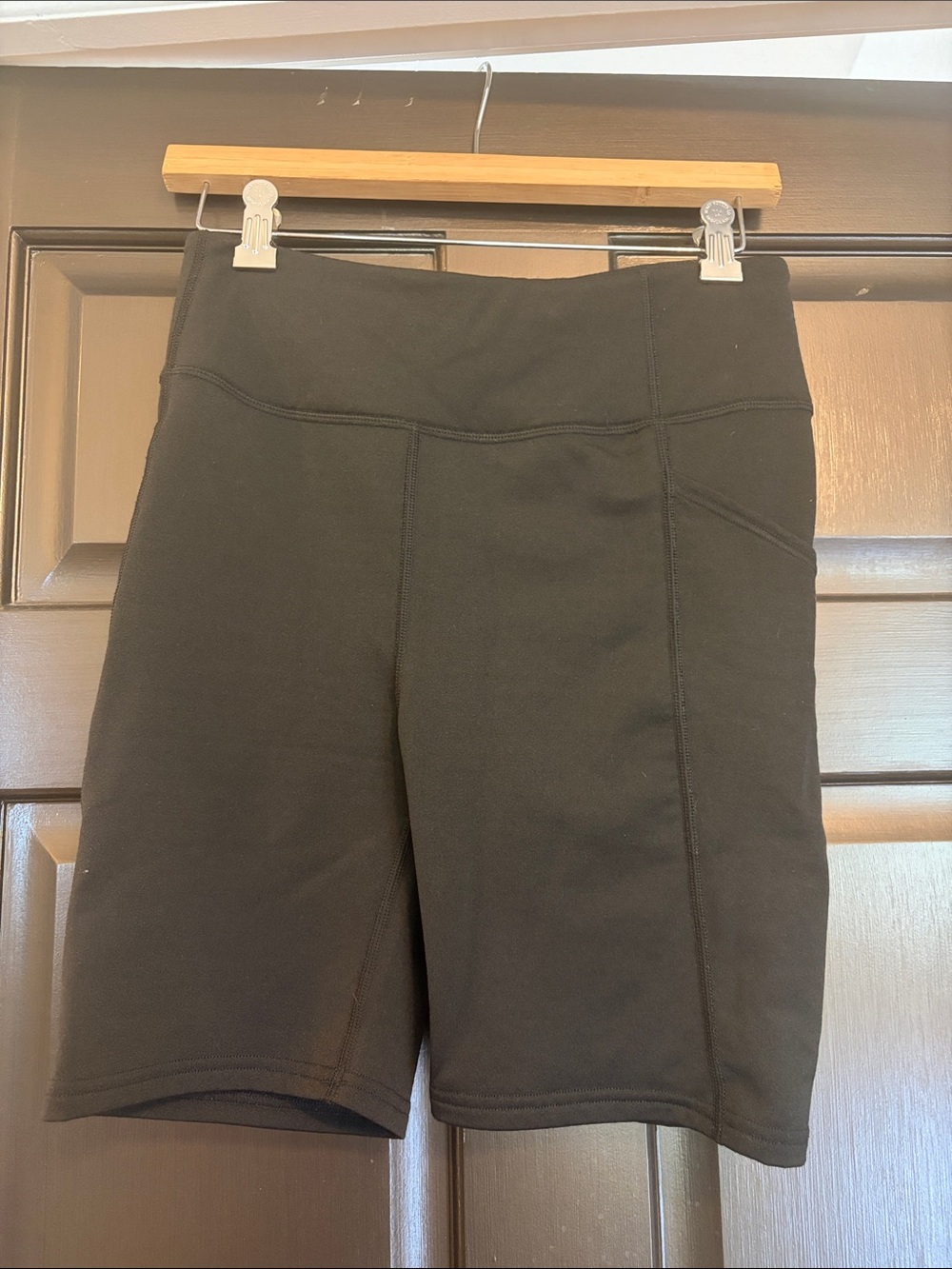 High-Rise Black Women’s Bike Shorts